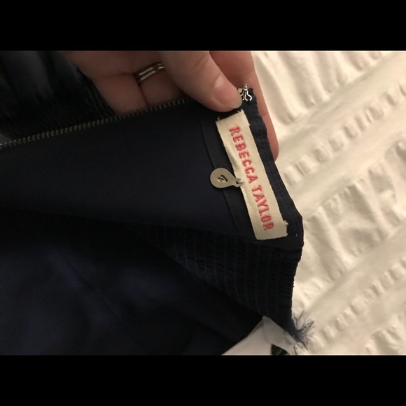 Rebecca Taylor navy blue cocktail dress - Picture 2 of 3